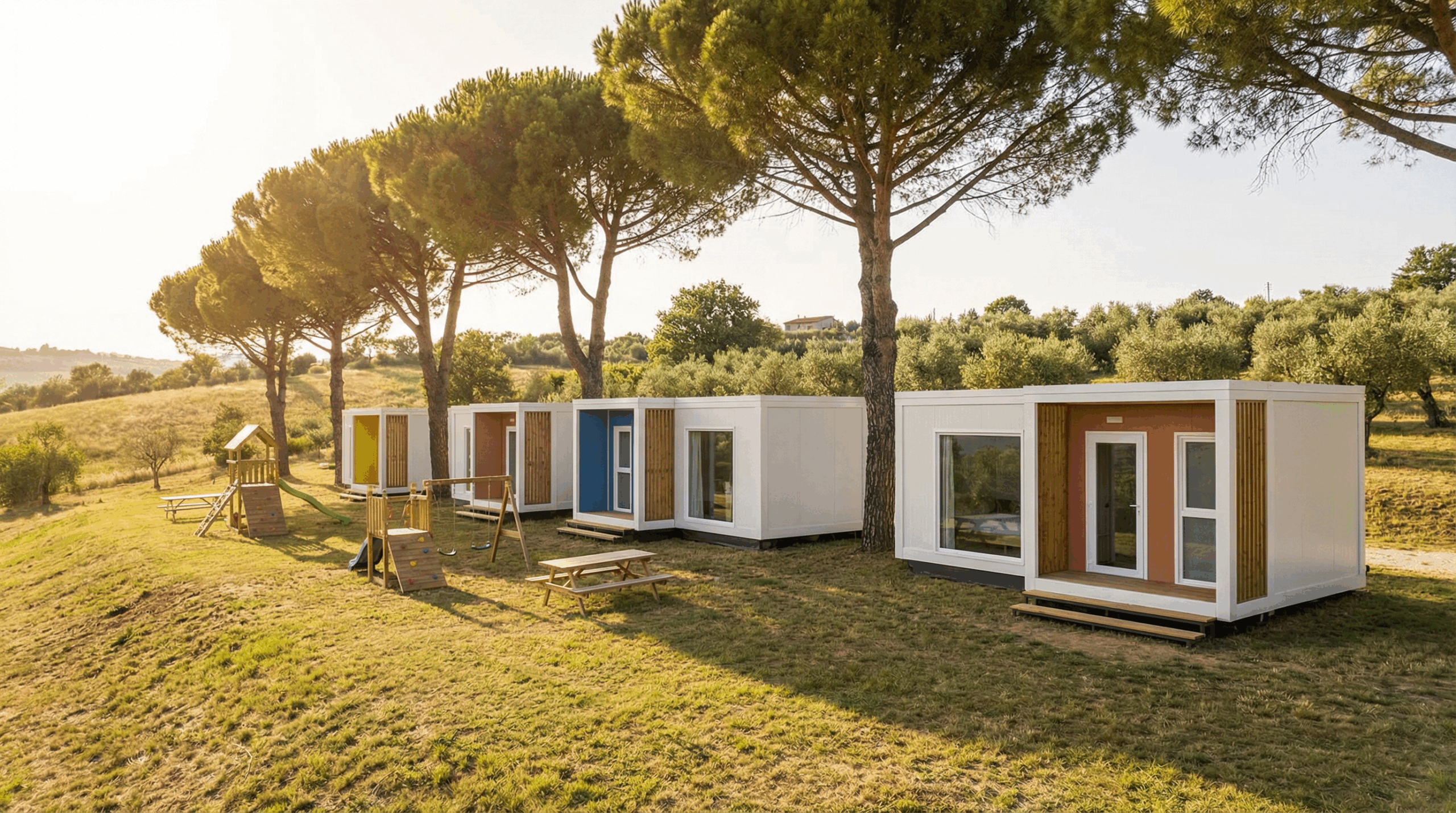 Moduli abitativi per centri estivi a Ravenna - Namaco