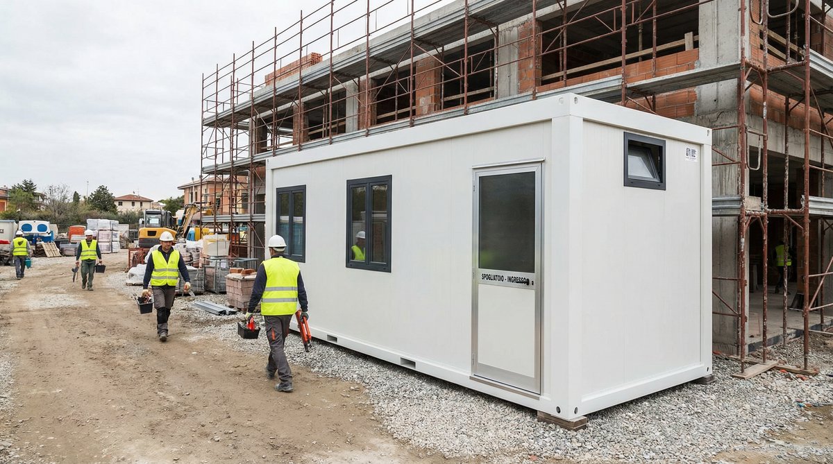 Spogliatoi prefabbricati per cantiere a Ravenna - Namaco